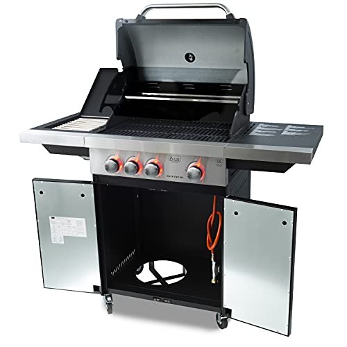 Activa-Gasgrill ACTIVA 3 Brenner Gasgrill “Black Star 400”