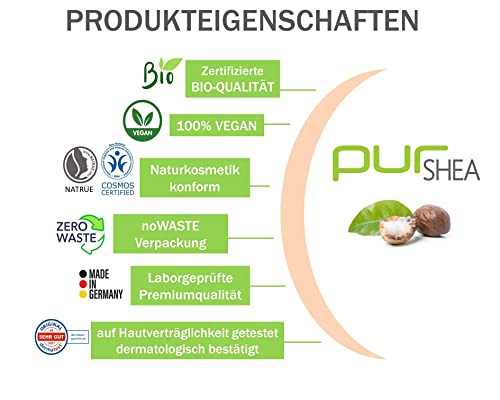 Bio-Sheabutter purSHEA -Bio Sheabutter-unraffiniert, kaltgepresst