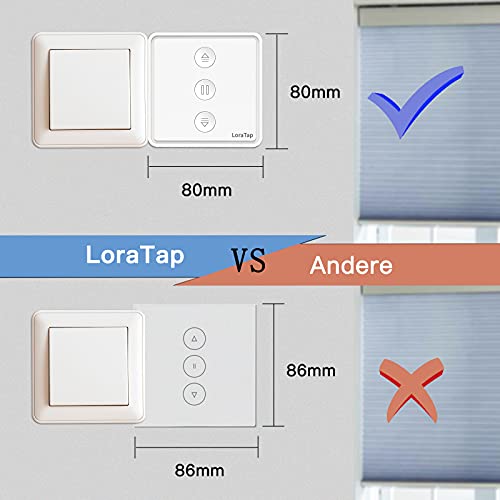 Rolladensteuerung WLAN LoraTap [5. Gen] WIFI Rollladen Schalter Smart