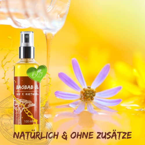 Baobab-Öl sanaviva ® Baobaböl Kaltgepresst (100ml) Baobab-Oil Bio