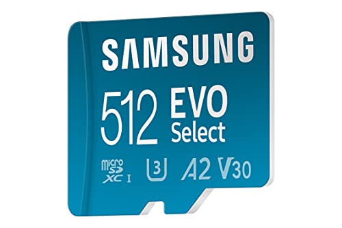 microSD (512 GB) Samsung EVO Select microSD-Karte + SD-Adapter