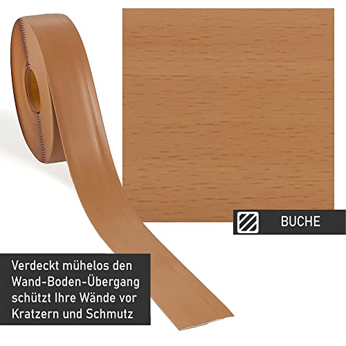 Weichsockelleiste Lemodo Sockelleiste – 50 x 15 mm