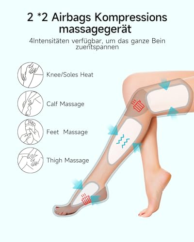 Venen-Massagegerät ALLJOY Beinmassagegerät Luftkompression