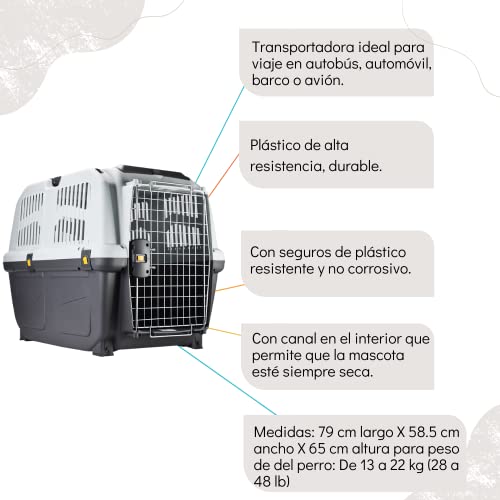 Hundebox Nobby Transportbox Skudo 5 IATA, grau