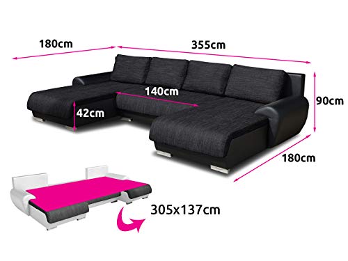 Wohnlandschaft Sofnet Eckcouch Ecksofa Otis, Big Sofa, Couch