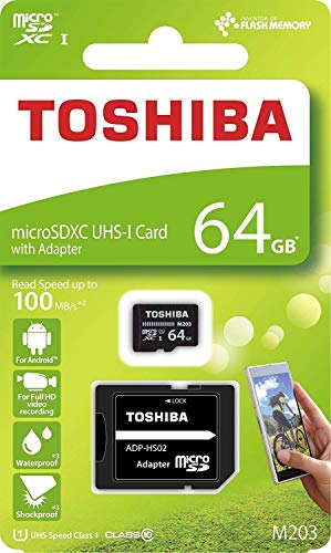 Micro-SD-Karte Toshiba Kioxia 64GB M203 MicroSD Class 10 U1