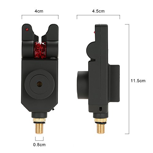 Funk-Bissanzeiger Lixada Angeln Bissanzeiger Set Wireless Digital