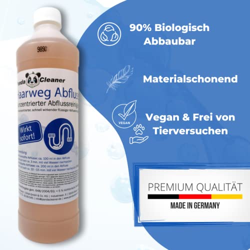 Bio-Abflussreiniger PandaCleaner Haar-Weg Abflussreiniger