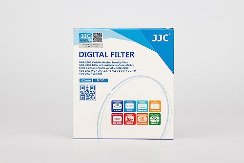 variabler-ND-Filter JJC 62 mm Variabler ND-Filter (ND2 – ND2000)