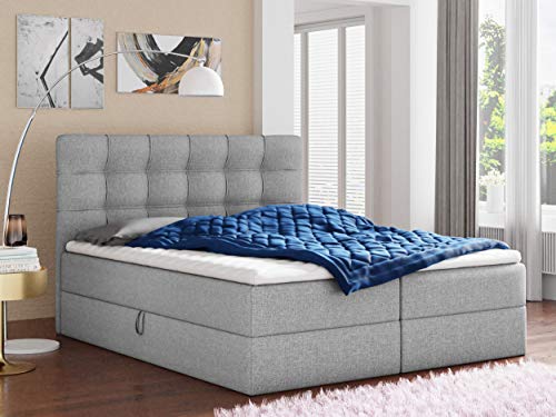 Boxspringbett 160×200 Sofnet Boxspringbett Best mit 2 Bettkästen