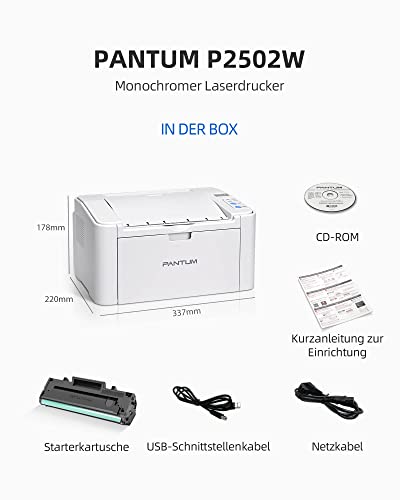 Laserdrucker PANTUM P2502W , Monolaser