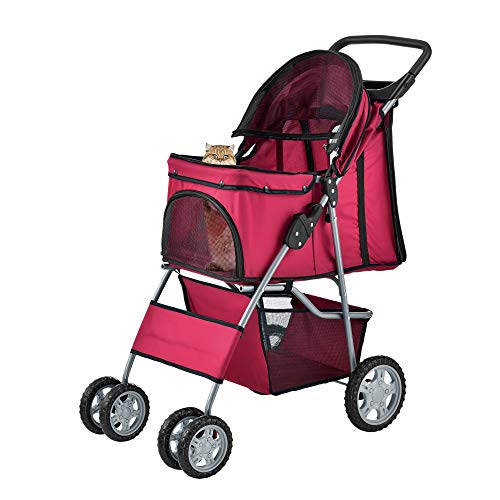 Hundebuggy pro.tec Hundewagen ‘Niceville’ Pet Stroller