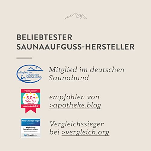 Bio-Saunaaufguss AllgäuQuelle Naturprodukte AllgäuQuelle®