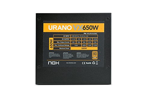 PC-Netzteil NOX XTREME PRODUCTS NOX 650W URANO VX