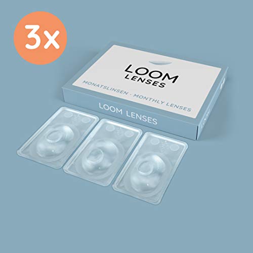 Monatslinsen LOOM Lenses weich, 3 Stück | BC 8.6 | DIA 14.2