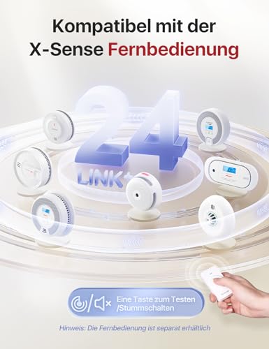 Funkrauchmelder-Set X-Sense Funkvernetzbarer Rauchmelder XS01-WR