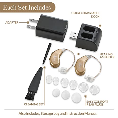 Hörhilfe MEDca Premium-Gerät Kopfhörer Paar tragbares Gerät