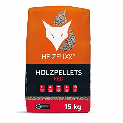 Holzpellet HEIZFUXX Red Heizpellets Hartholz Wood Pellet Öko