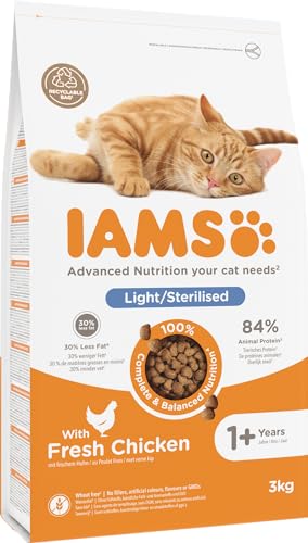 IAMS-Katzenfutter Iams Sterilised Katzenfutter trocken mit Huhn