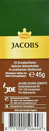 Löslicher Kaffee Jacobs Espresso, 25 Instant Kaffee Sticks