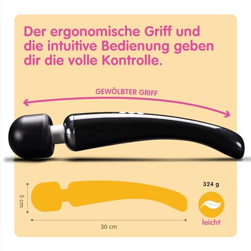 Magic Wand Oliver James Personal Massager Großer kabelloser