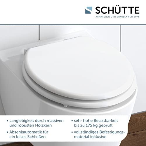 WC-Sitz mit Absenkautomatik Schütte SCHÜTTE aus Holz