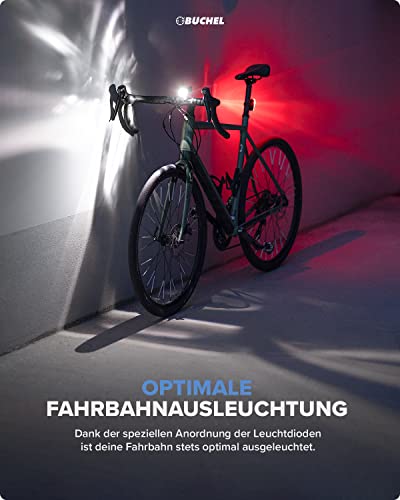 Fahrradlicht Büchel – BL 300 I StVZO zugelassen I Bis zu 13h