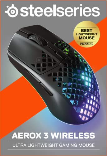 SteelSeries-Maus SteelSeries Aerox 3 Wireless, RGB Gaming-Mouse