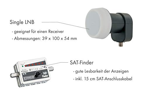 Camping-Sat-Anlage SCHWAIGER TVSET3 SAT Camping Set