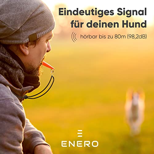 Hundepfeife ENERO ® mit praktischem Umhängeband