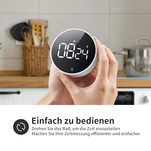 Kurzzeitwecker VOCOO Digitaler Küchentimer, Magnetischer