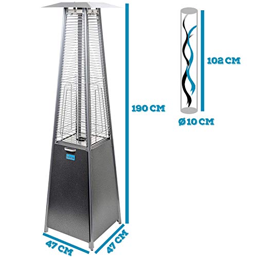 Gasheizstrahler ACTIVA Terrassenheizstrahler Pyramide Cheops II