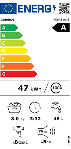 Gorenje-Waschmaschine Gorenje WNPI84APS, LED Display