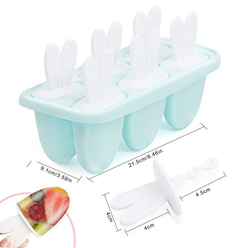 Eis-am-Stiel-Formen Bluelves Eisformen, 6 Eisförmchen Popsicle