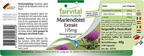 Mariendistel-Kapseln fairvital | Mariendistel Kapseln – Extrakt 175mg