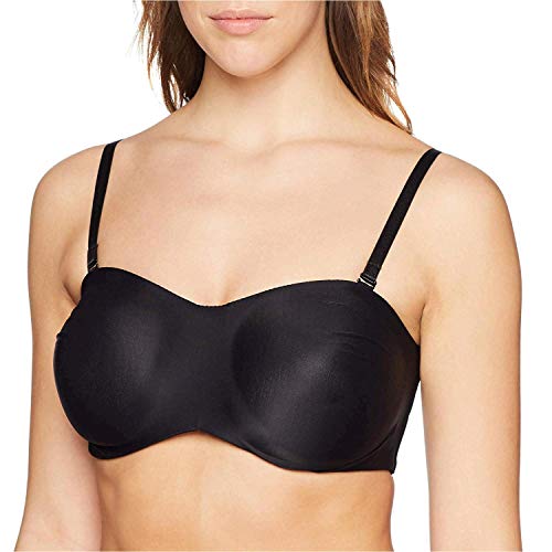 Trägerloser BH Maidenform , Damen Minimizer BH,Schwarz(Black)