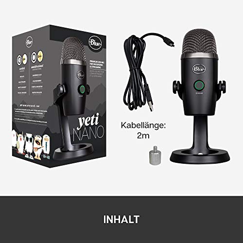 USB-Mikrofon Logitech for Creators Blue Yeti Nano Premium