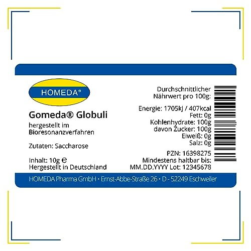 Globuli WOLFGARTEN+ HOMEDA GOMEDA, Original GOMEDA