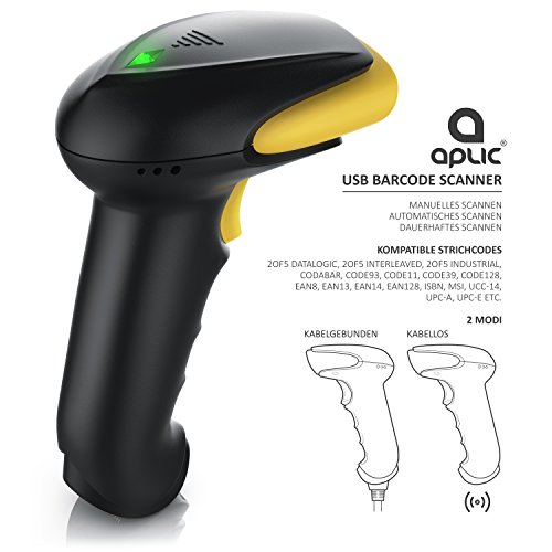 2D-Barcode-Scanner CSL-Computer, 2.4GHz Laser Barcode Scanner