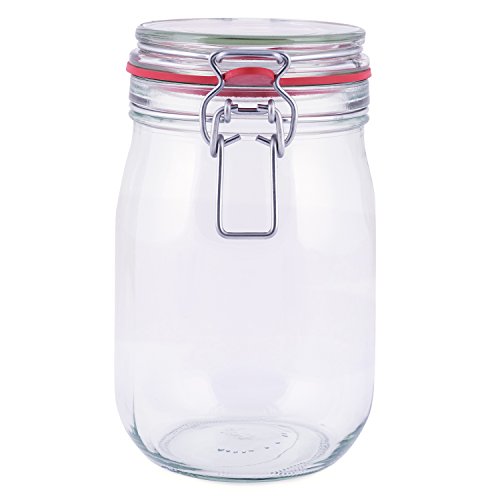 Einmachgläser pajoma Drahtbügelglas 10er-Set, 1000 ml