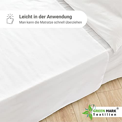 Bettlaken GREEN MARK Textilien 2er Pack Betttuch//Haustuch