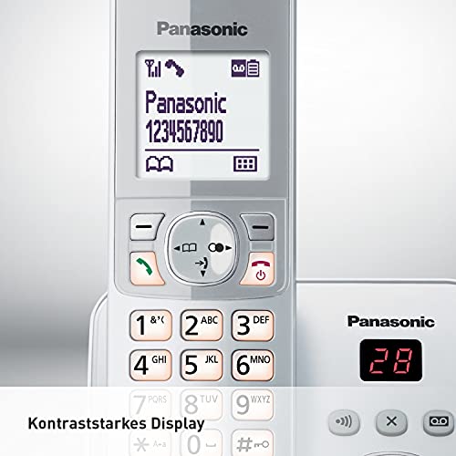 Schnurloses Telefon mit Anrufbeantworter Panasonic Dual-Micro