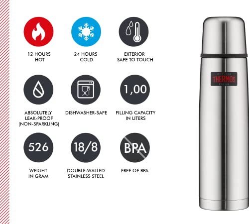 Isolierflasche-1-Liter Thermos LIGHT & COMPACT BEVERAGE