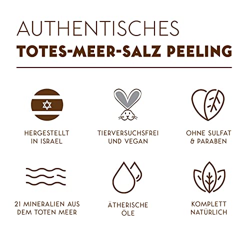 Peeling O NATURALS Körper Salt Body Scrub Gesicht Körper