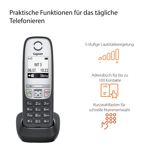 Gigaset-DECT-Telefon Gigaset A415, Schnurloses Telefon DECT