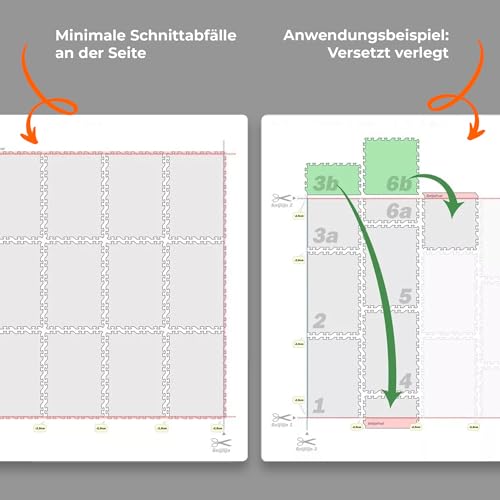 Stallmatten Pferde Vivol Gummi Stallmatte, Puzzlesystem, 80 x 120