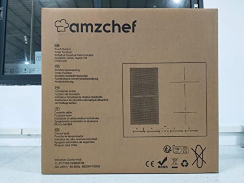 Induktionskochfeld AMZCHEF 60cm, mit Flexzonen