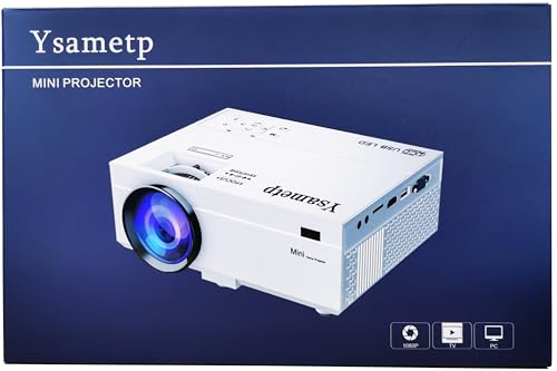 Beamer unter 100 Euro Ysametp Mini Beamer, Full HD 1080P