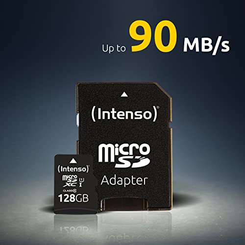 Micro-SD-64GB Intenso Premium microSDXC 64GB Class 10 UHS-I