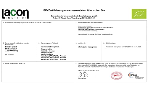 Bio-Saunaaufguss BERGBAD Zirbe & Eukalyptus 100ml